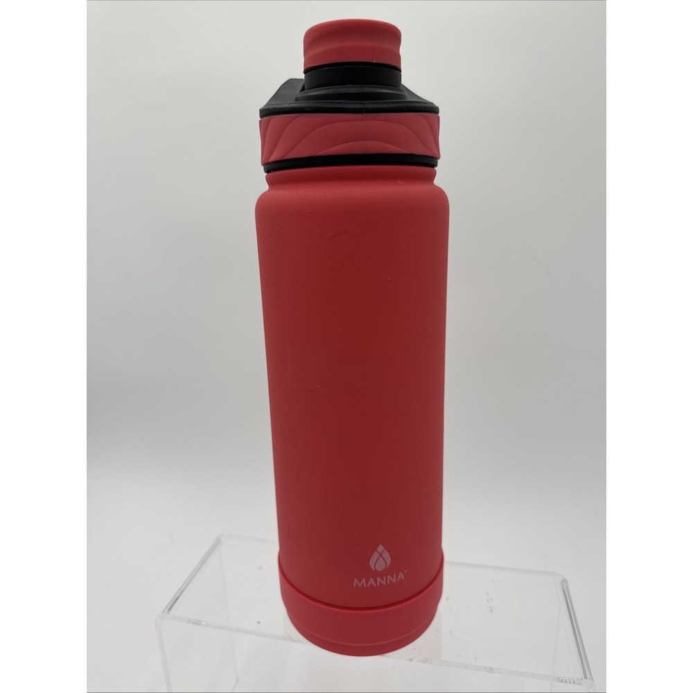 Manna Water Color- Coral‎   32 oz Stainless Steel Hot Cold Travel Bottle Mug